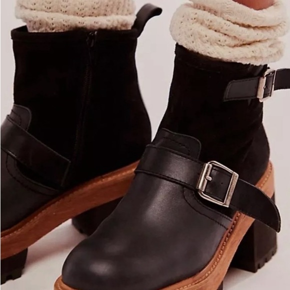 Free People Carter Crop Platform Boots - Picture 3 of 5